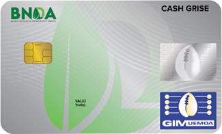 Carte CASH GRISE 