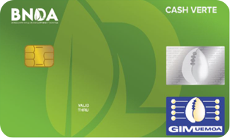 Carte CASH VERTE 