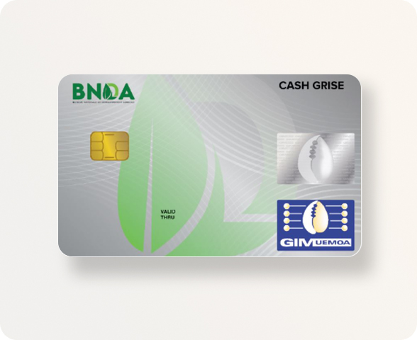 Carte CASH GRISE BNDA
